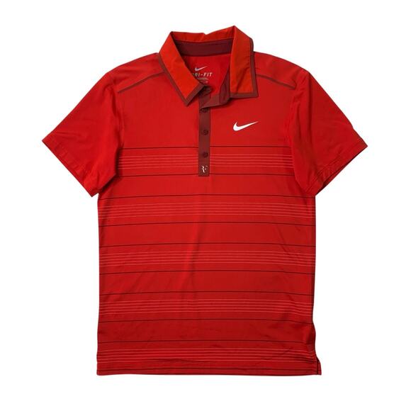 Nike Roger Federer Shirt Mens Small RF 2011 Roland Garros French Open 405975-611 - Picture 1 of 11